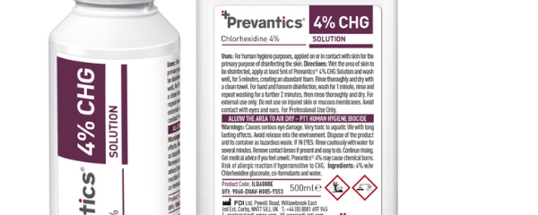 Prevantics® 4% CHG solution