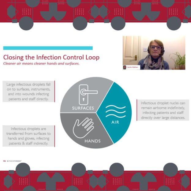 Infection Prevention Loop snippet with Carole Hallam presenting