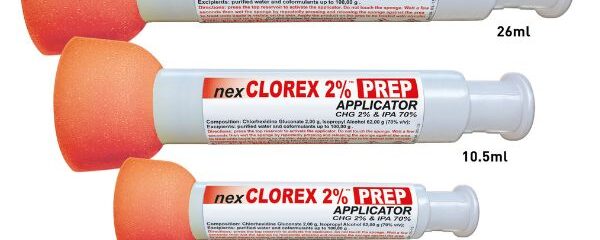 Nex CLOREX 2% PREP Applicators (Tinted)