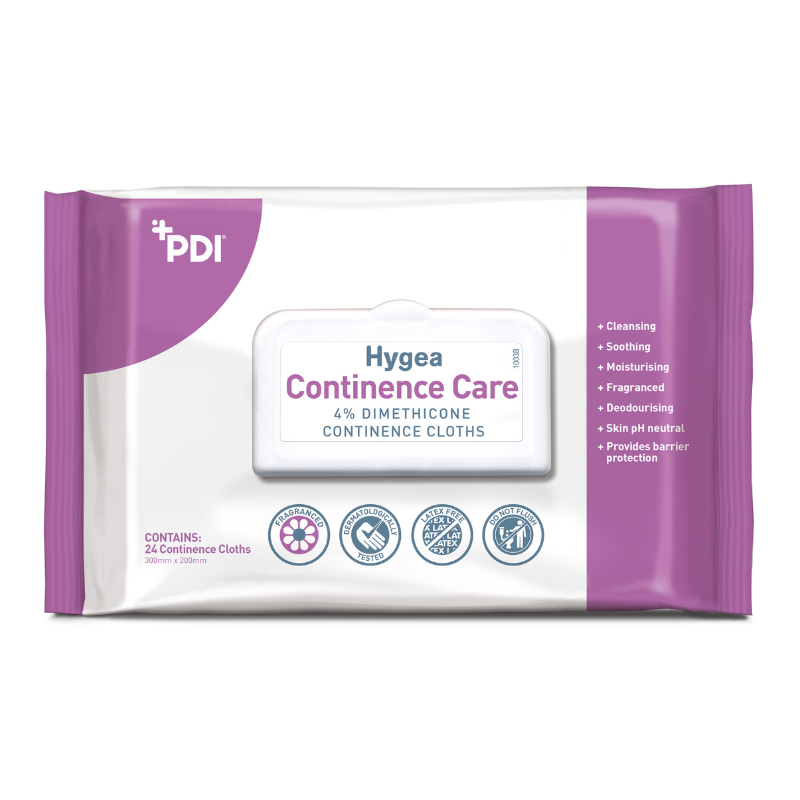 Hygea Continence Care Cloths
