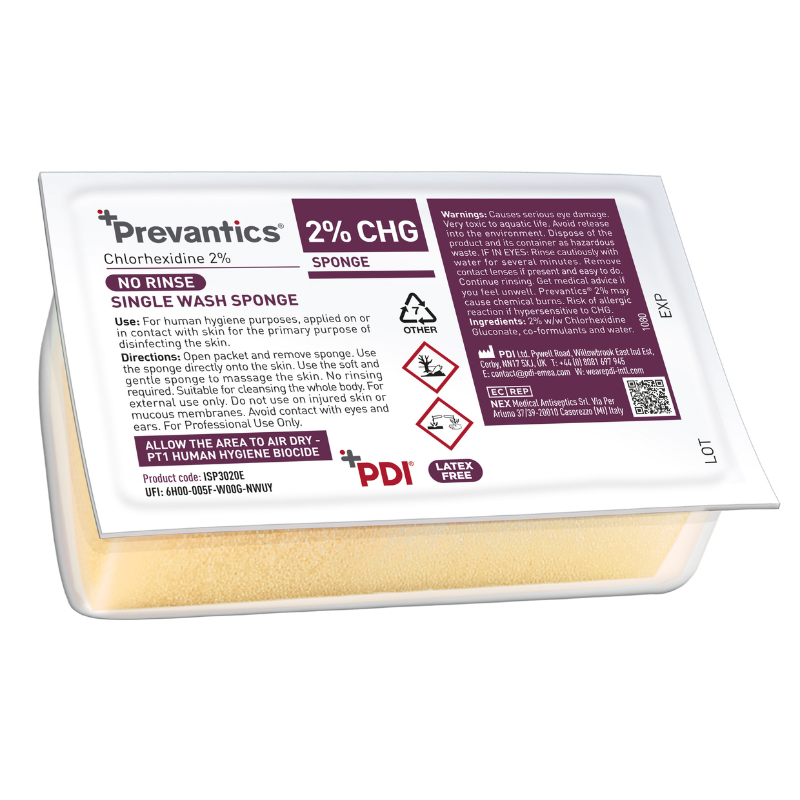 Prevantics® 2% CHG Sponge
