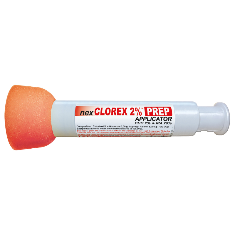 Nex CLOREX 2% PREP Applicators (Tinted)