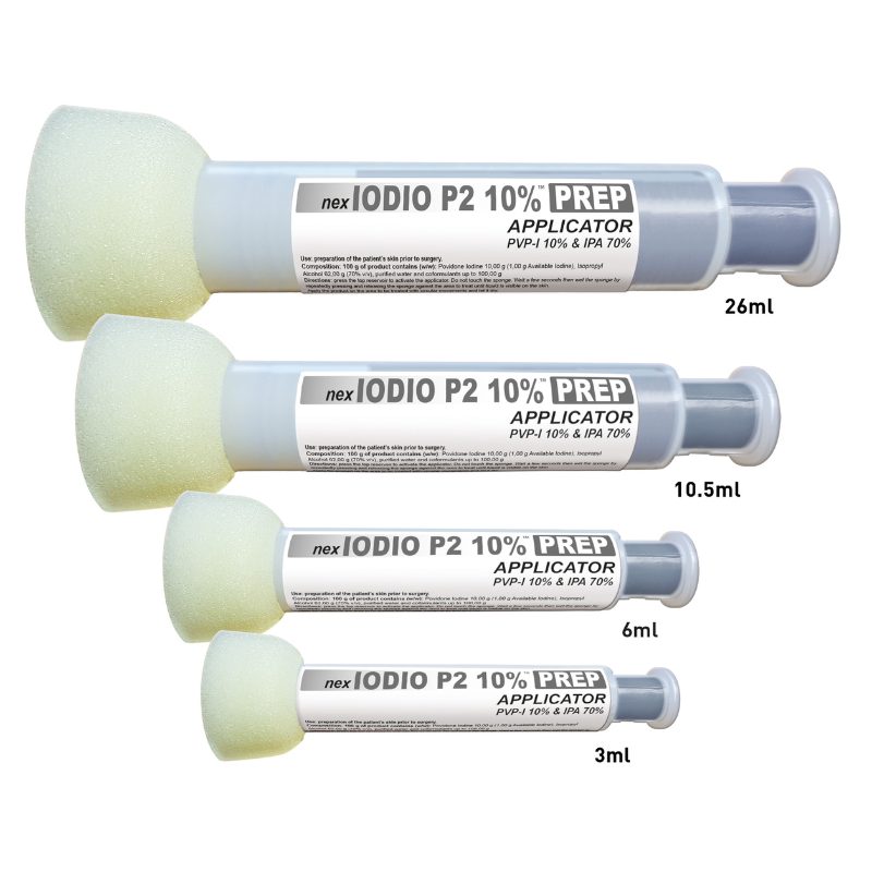 Nex IODIO P2 10% PREP Applicators