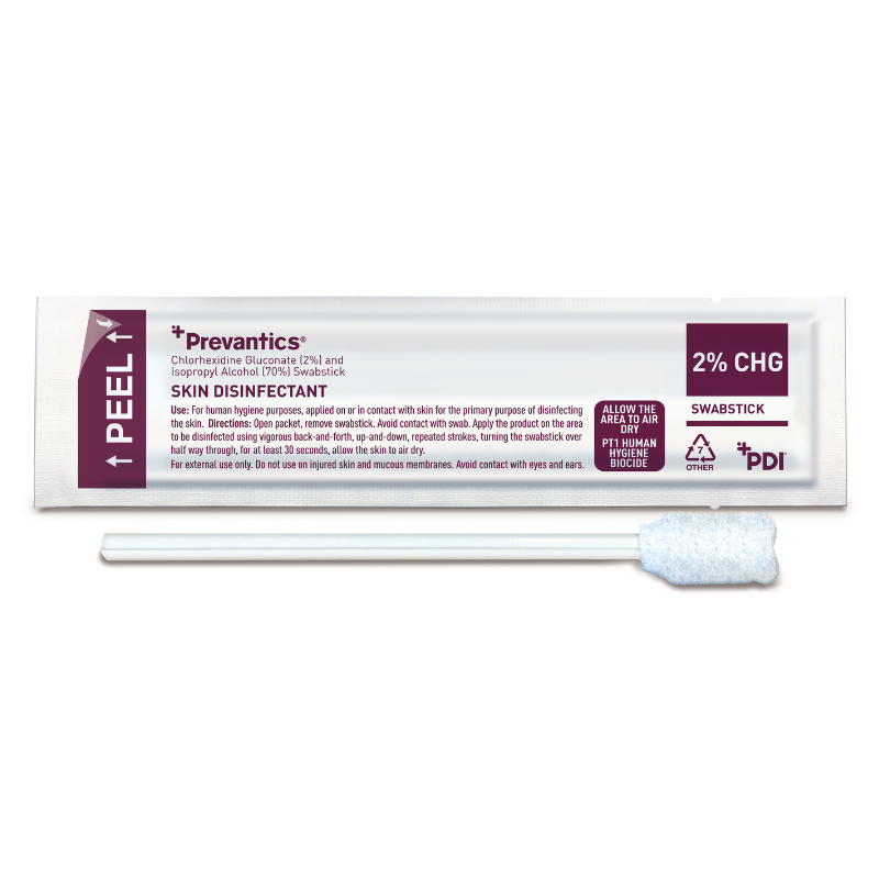 Prevantics® 2% CHG Swabstick