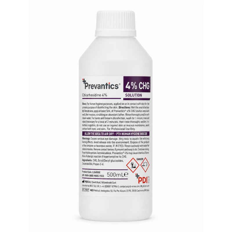 Prevantics® 4% CHG solution