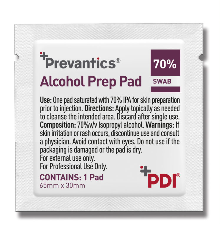 Prevantics® Alcohol Prep Pad